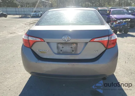 2015 Toyota Corolla L from USA, damaged, VIN 2T1BURHE9FC335256
